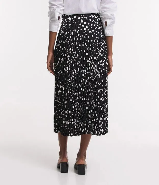 Saia Hering Midi Botões Pink - 01